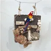 Parrot toy bird toy decompression venting toy cardboard tear bite bite grinding mouth tear toy palm leaf nut 2