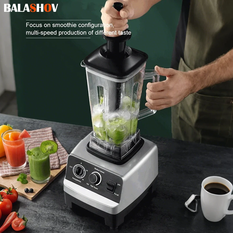 Fruit Juicer Food Blender Commercial Blender 220V 2000W Heavy Duty Commercial Blender Juicer 2L Jar