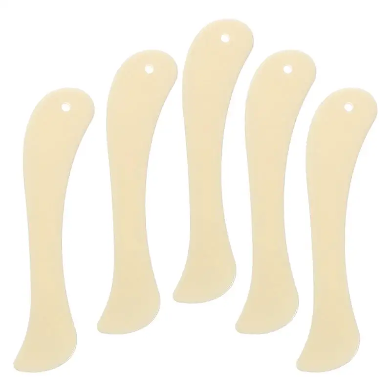 5pc Paper Creaser Folder Bone Craft Tools Crease Knife Pastic Open Knife For Folding Creasing Paper Craft Tool