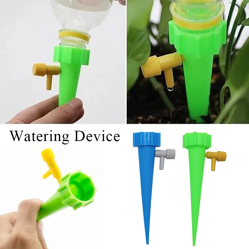 

Automatic Drip Irrigation System Self Watering Spike For Flower Plants Greenhouse Garden Adjustable Auto Water Dripper Device
