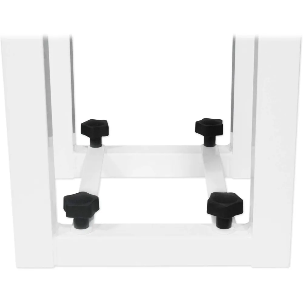 Adjustable Totem Moving Head Light Stand, Black and White Scrims, Carry Bags, 132lb Capacity, Tool-Free Setup, Speaker Mount