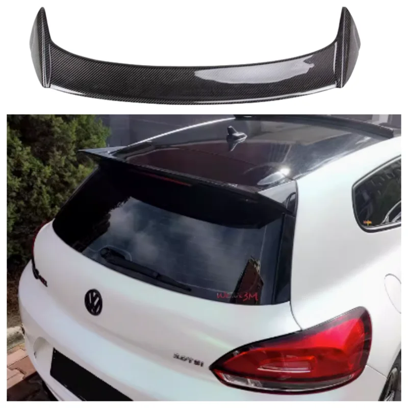 Per Volkswagen Vw Scirocco 2009 ~ 2017 Scirocco Abs/Spoiler Per Ala Sul Tetto Posteriore In Fibra Di Carbonio (Non Per R)