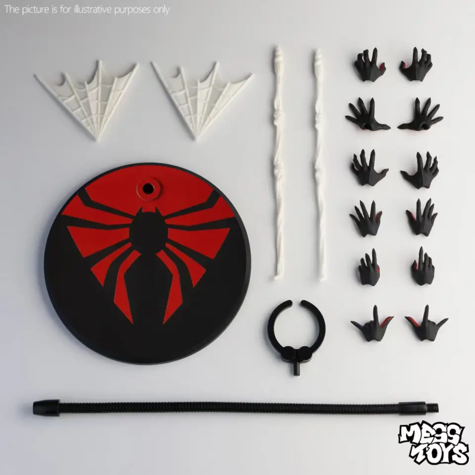 MessToys Superior Spiderman Figure Mess Toys Kaine Parker Spider