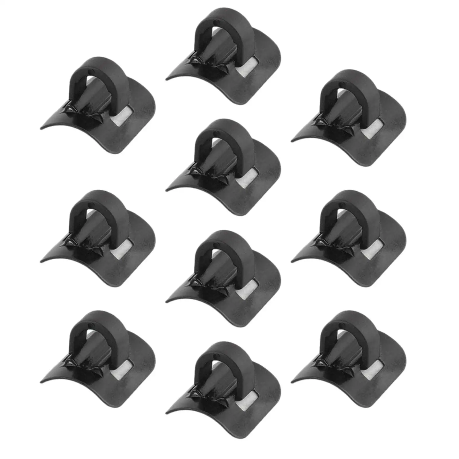 10 Piezas Clips de Cable de Freno de Bicicleta Guías de Manguera de Freno de Horquilla de Bicicleta Hebilla Ligera de Carcasa de Freno de Bicicleta para Bicicletas de Carretera y Montaña