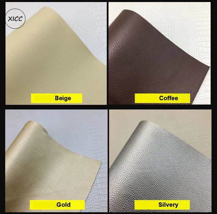 30x50cm Self Adhesion Litchi Faux Synthetic Hole Repair Leather Seat Chair Sticker PU Sofa Patches Decoration Table Bed Leather