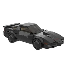 

MOC Classic Mechanical KITT Racing Car Racer Knights Building Blocks Bricks Vehicle Model Toy For Children Kid Bithday Boy Gift