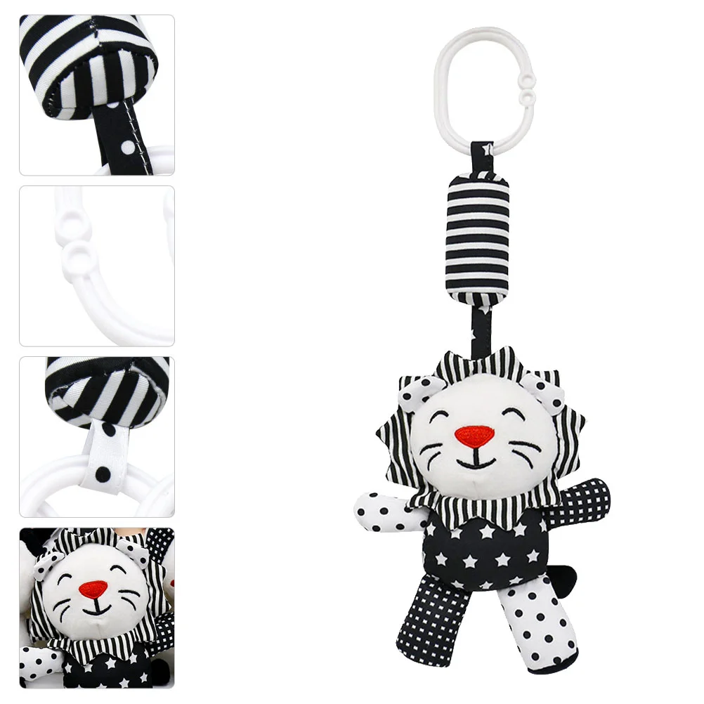 

Stroller Black and White Newborn Toys for Infants Cloth Crib Pendant