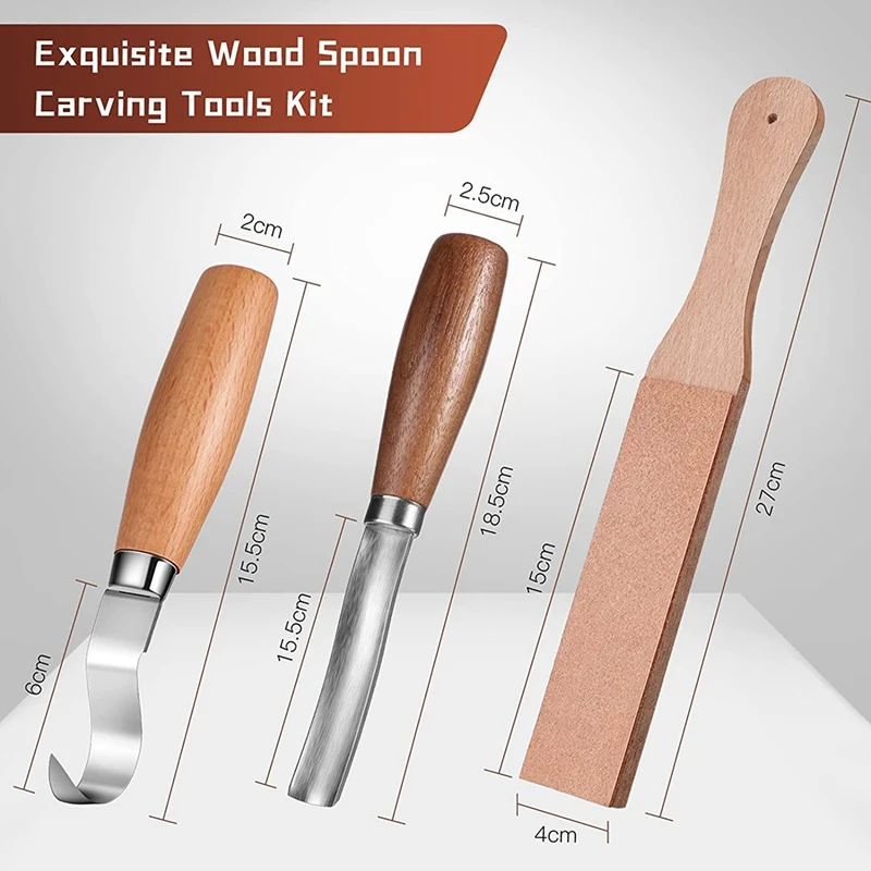 Wood Carving Tools Kit, With Wood Carving Gouge Chisel Bowl Scoop Carving Set Double Sided Strop Paddle Sharpener central machinery band saw