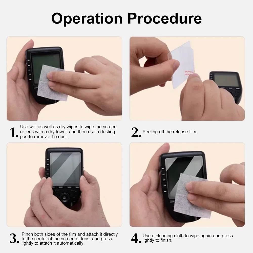 Tempered Film Glass Godox Tempered Film Glass for Godox X3 Xpro Trigger V1 V850III V860III TT685II V860II V850II TT600 V350 TT350 Camera Flash Light