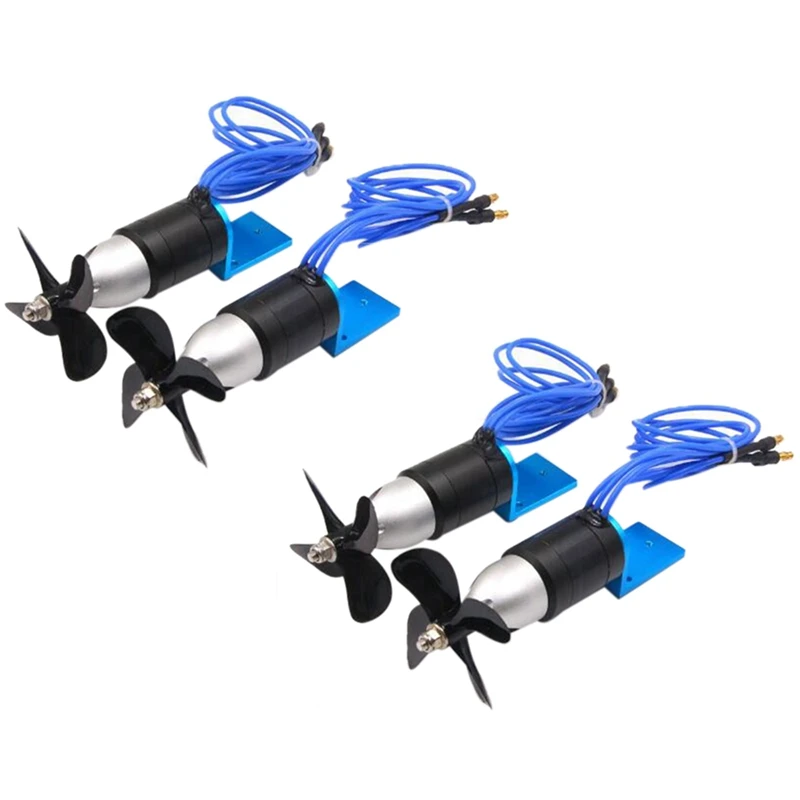 

Top Deals 2Pcs Ipx8 Waterproof Underwater Thruster 2838 350Kv 2.4Kg Thrust Brushless Motor With 55Mm 60Mm Propeller - Cw & Ccw