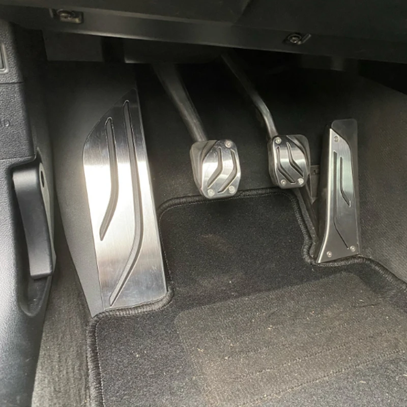 Foot Rest Brake Pedal Accelerator Fuel car pedals motorcycle footrests racing pedals Car Pedals For BMW 1 2 3 4Series M3 M4 E87 E90 F20 F21 F30 F32 F36 F80 F82