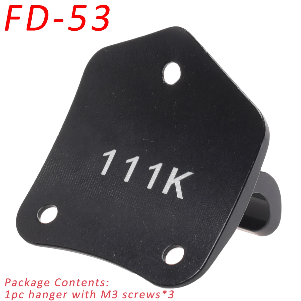 Gancio Deragliatore Anteriore Per Bici In Alluminio AL7075 – Supporto CNC Anodizzato Per Cambio Fluido, Compatibile Con Bici Da Strada (Verifica Misure)