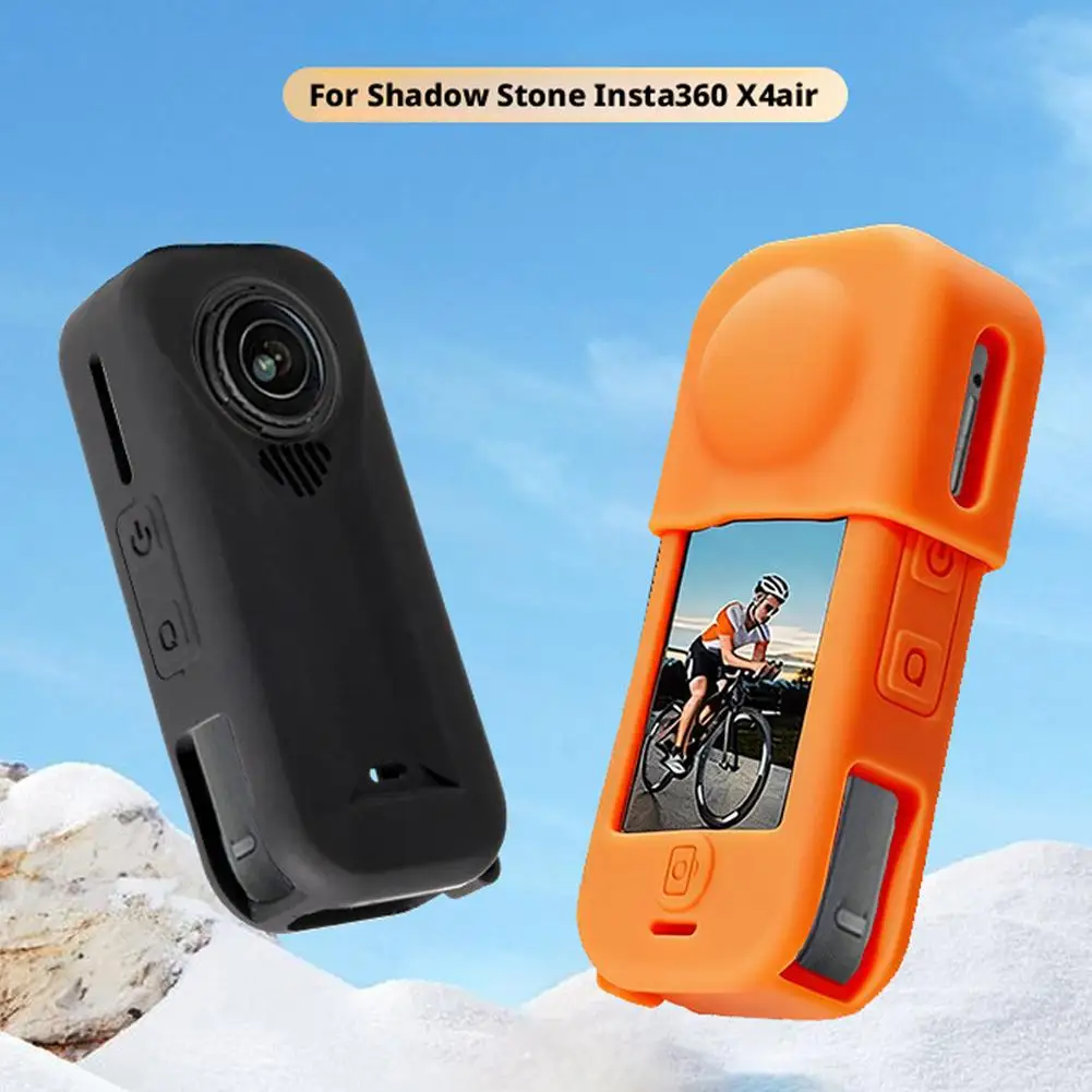 Premium Silicone Protective Cover for Sports Action Video Cameras - Enhanced Durability and Protection