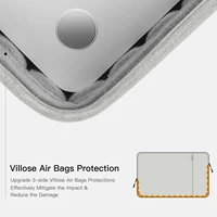 Housse pour ordinateur portable, sac de transport 13.3 14 15.4 15.6 16, pour Macbook Pro M3 Air M1 M2 13.6, coque d'ordinateur, accessoires 5