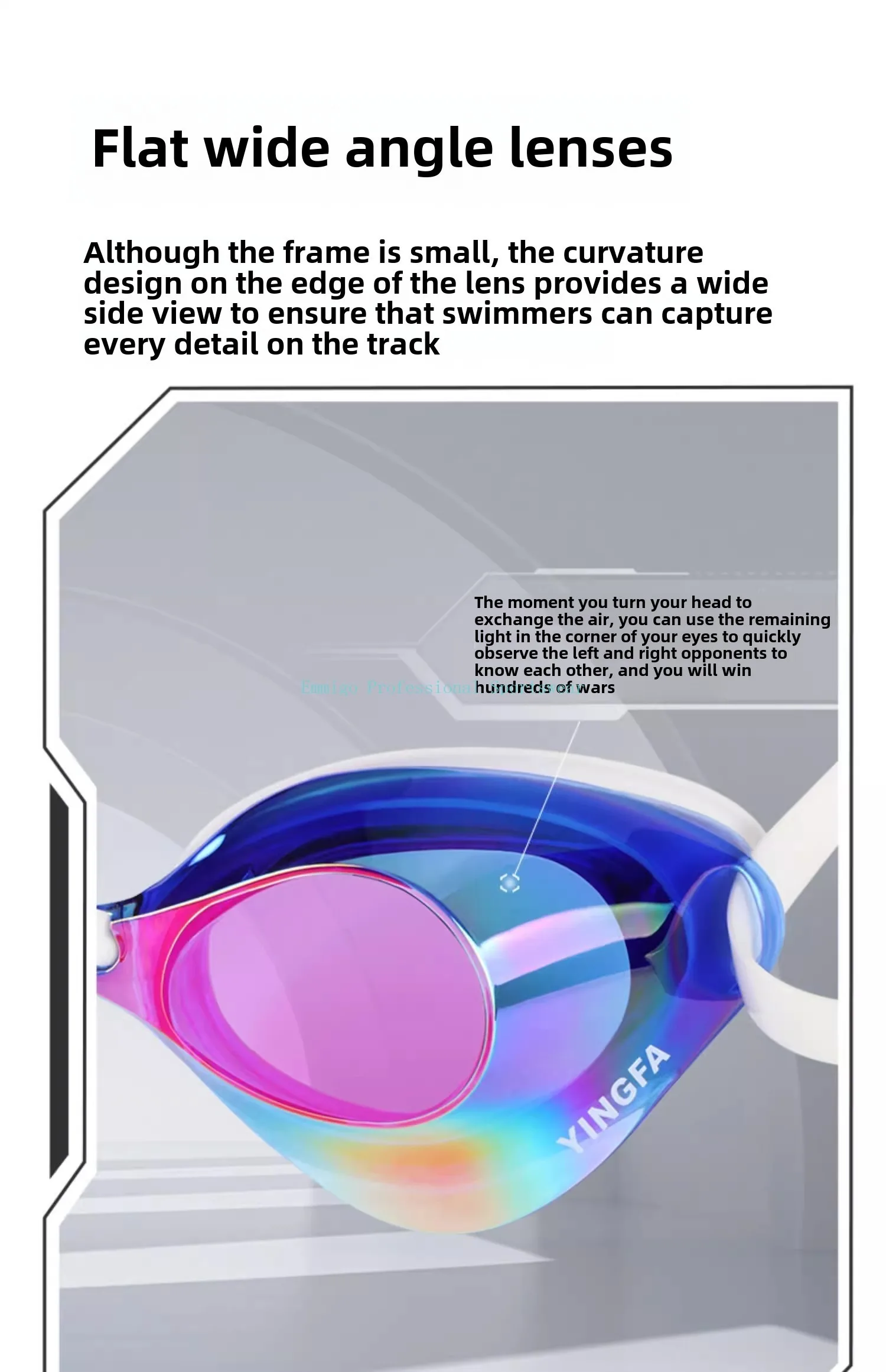 High-Quality Swimming Goggles For Competition Waterproof Professional Uv Protection Hd Anti-Fog Adjustable Swimming Goggles