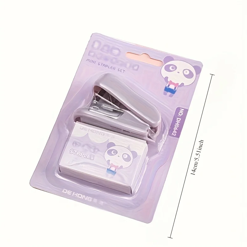 1pc 미니 스테이플러 세트, 스테이플, 종이, 스테이플러, 문구류, 사무용 카와이 문구류, 책 제본 도구, 학교 용품