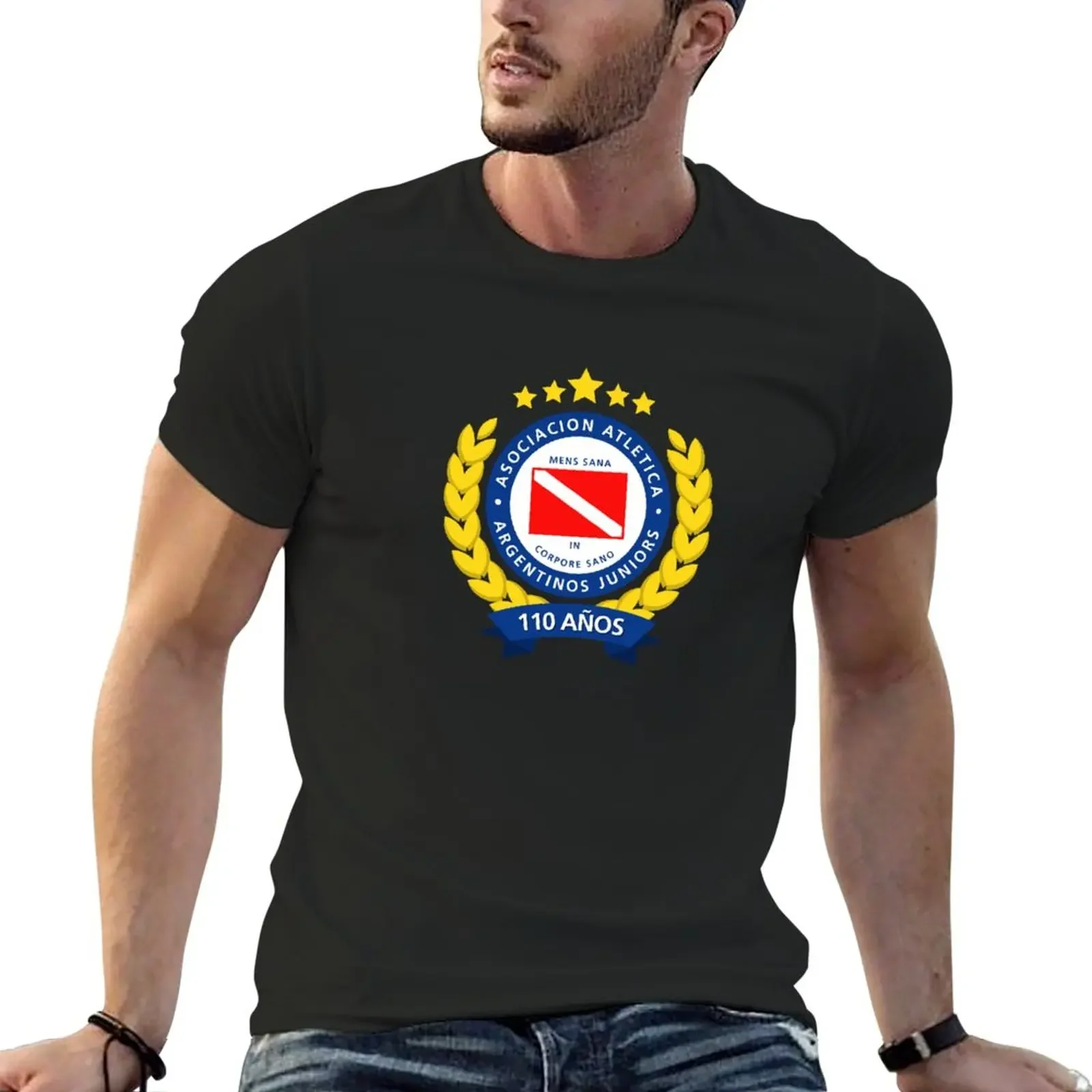 

Argentinos Juniors T-Shirt funnys Blouse summer clothes anime Men's clothing