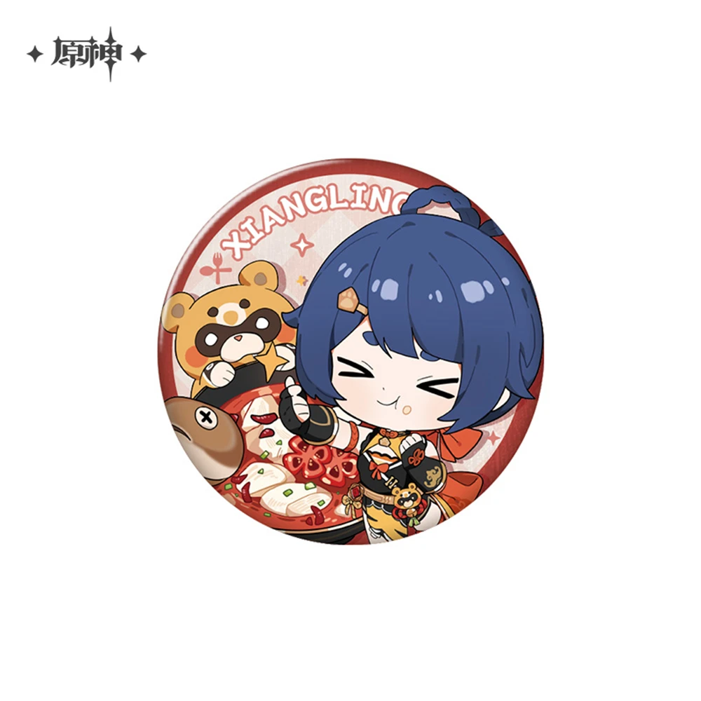 Anime Ornament Genshin Impact Cosplay Badge Pin