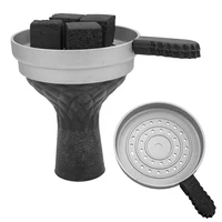 Aluminium Alloy Hookah Shisha Charcoal Screen Holder with Handle Narguile Cachimbas Hookah Bowl Accessorie 1