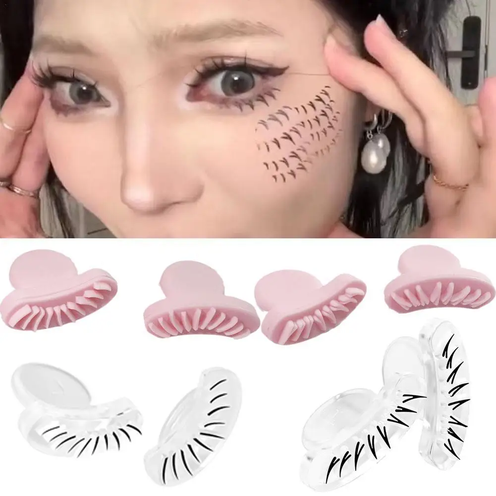 

1pc New Bottom Lashes Stamp Kit Silicone Lower Lash Clusters Extensions False Eyelashes Realistic Lashes Tool Various Styles