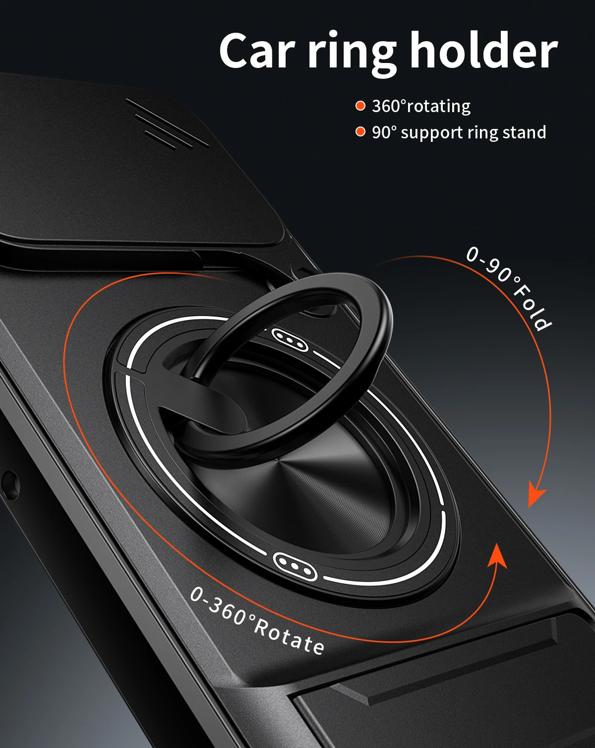 Heavy Duty Dual Layer Phone Case with Lens Cover Protection
