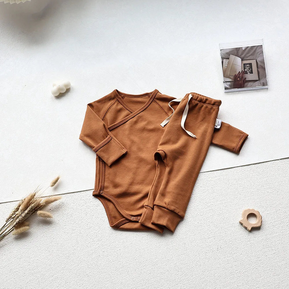 Cotton Newborn Baby Bodysuit Long Sleeve Onesie