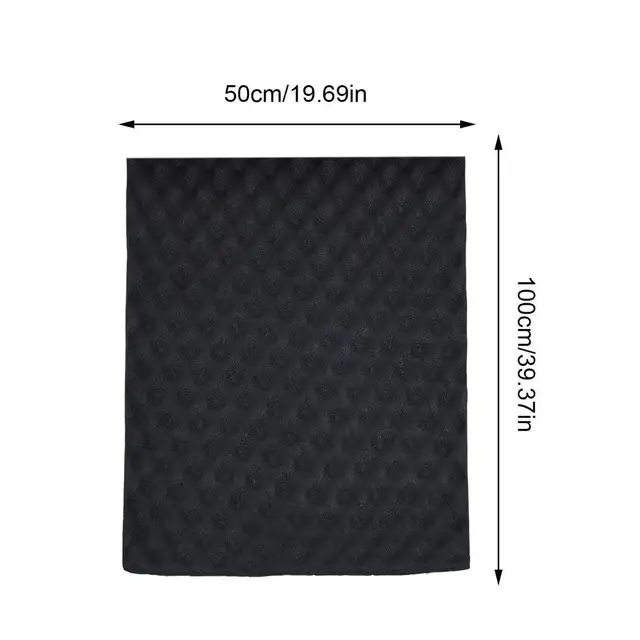 Coussin d'insonorisation de voiture, mousse de réduction du bruit, coussin  de caisson de basses, insonorisant, polymères d'isolation, mousse  d'amortissement acoustique, fournitures de voiture - AliExpress