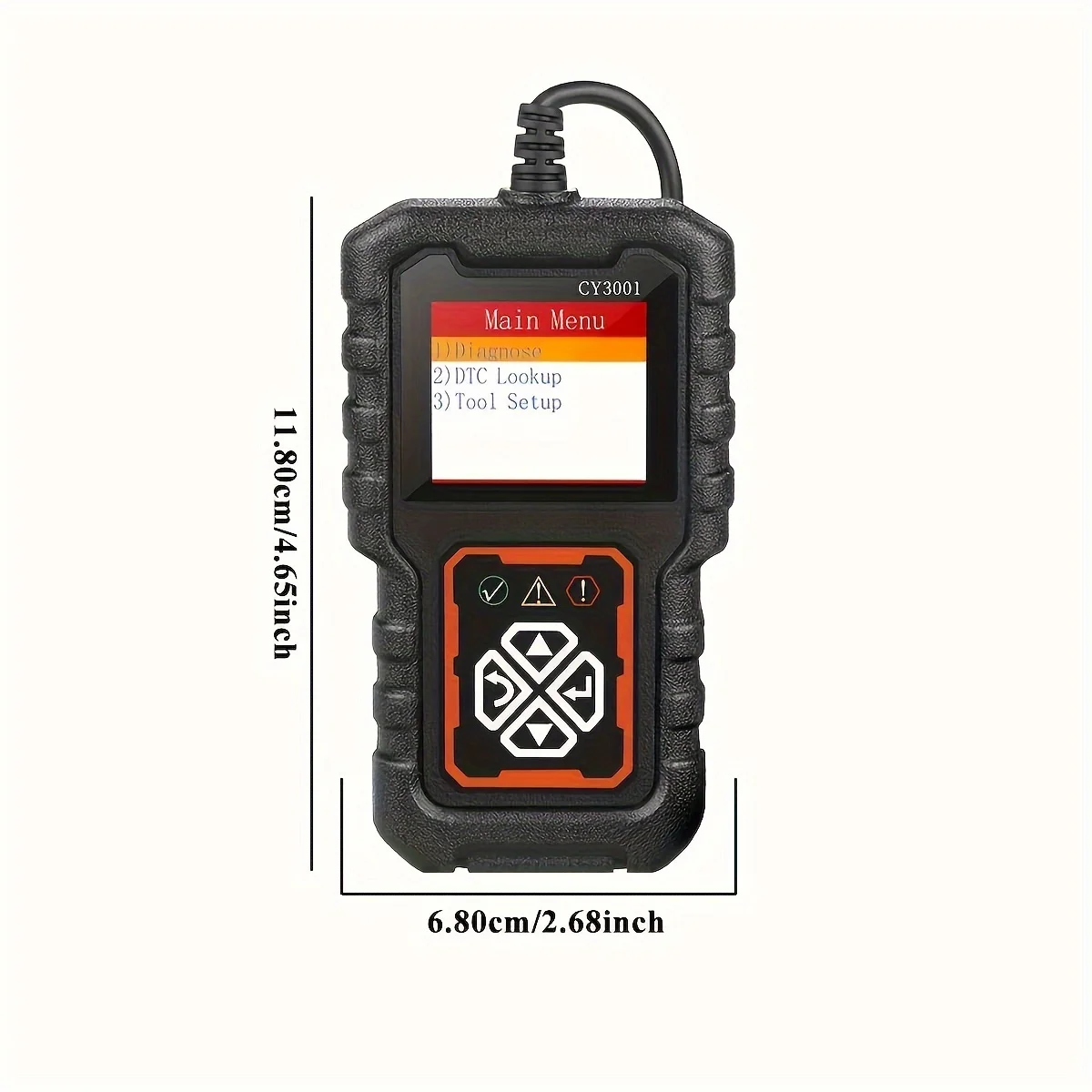 Creader 3001 OBD2 Scanner, Engine Fault Code Reader Mode 6 CAN Diagnostic Scan Tool for All OBDII Protocol Cars Since 1996 3