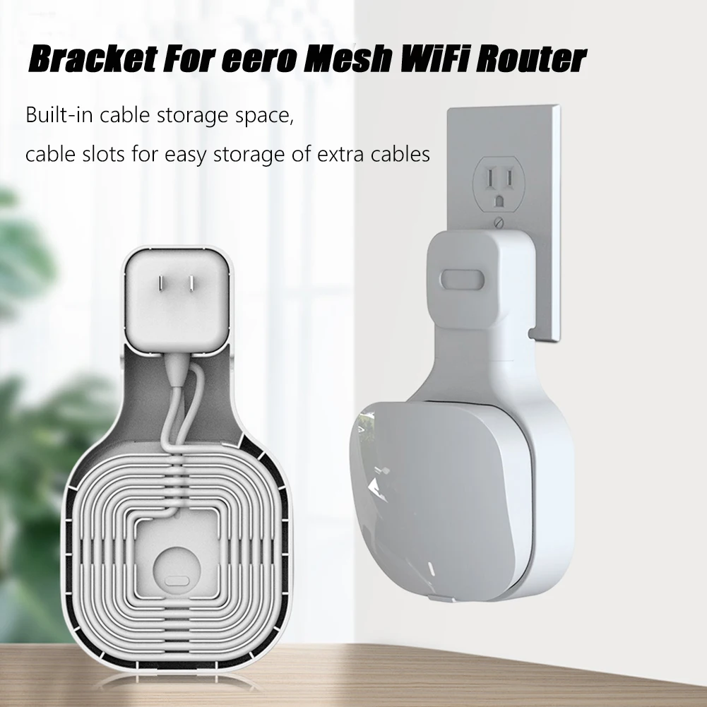 Wall Mounting WiFi Router Bracket Punch free Wifi Router Box Stand