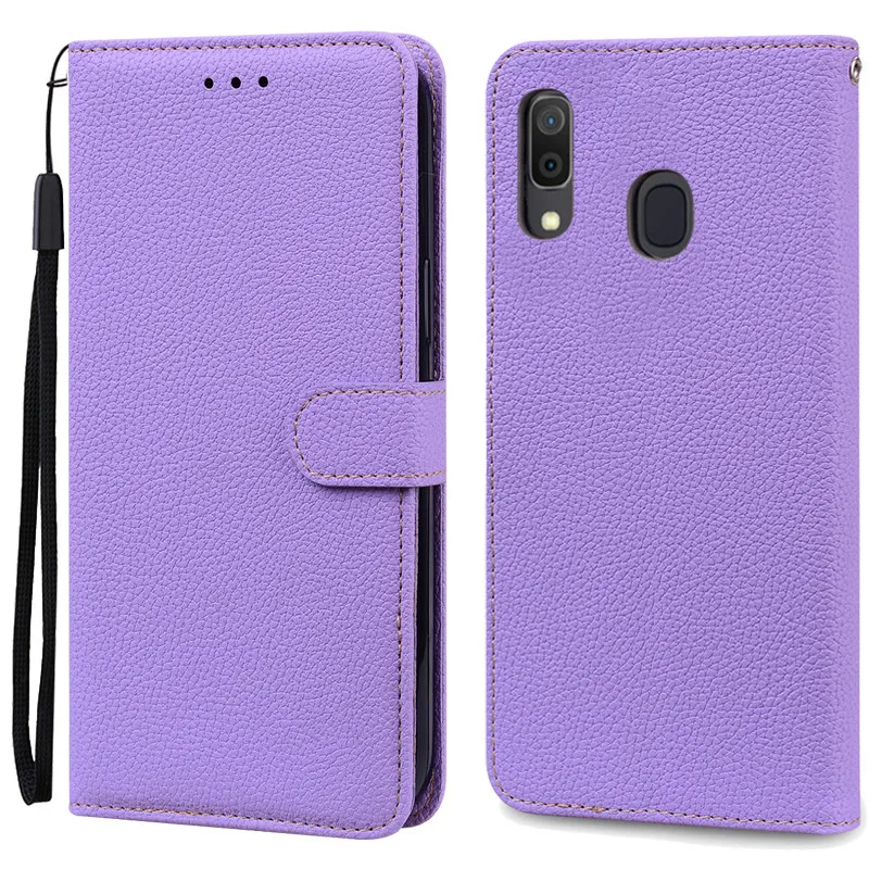 Leather Wallet Flip Case for Samsung Galaxy A40 - Stylish and Protective Cover