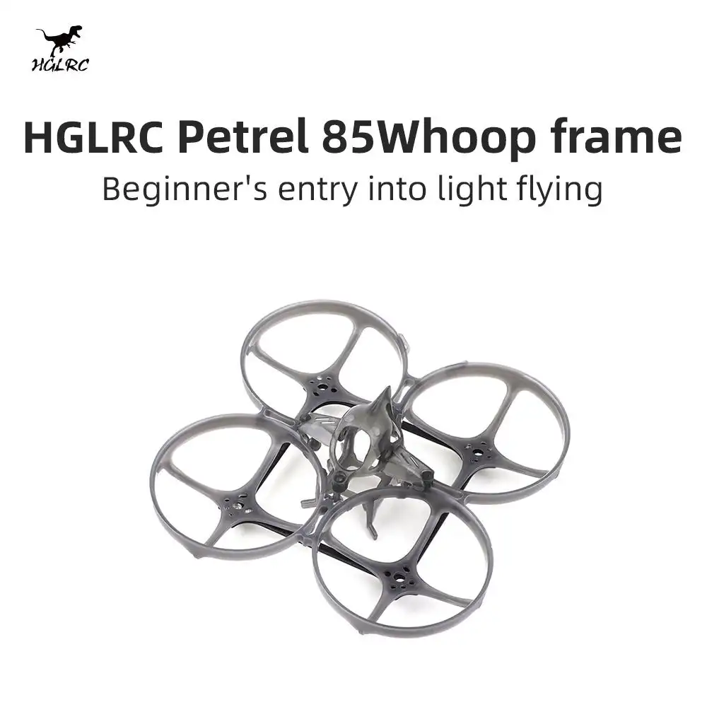 Kit châssis HGLRC Petrel 85 Whoop 85mm fibre carbone 2S drone FPV intérieur