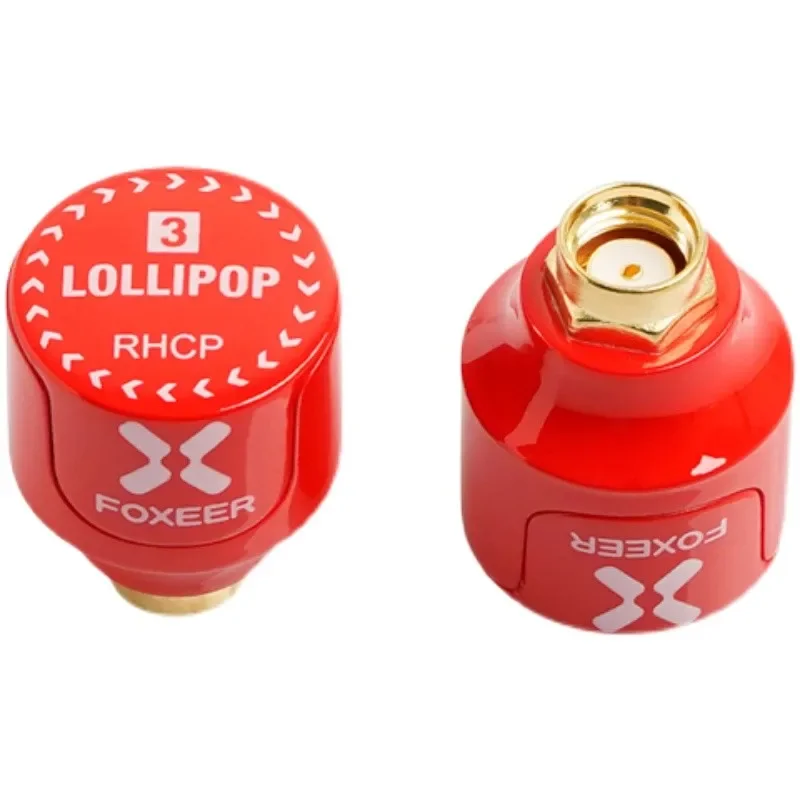 Original 1PCS Foxeer Lollipop 3 Antenna 5.8G 2.5Dbi TX RX RHCP FPV SMA RPSMA UFL Straight/Angle MMCX FPV Antenna For RC Drone thumbnail 6