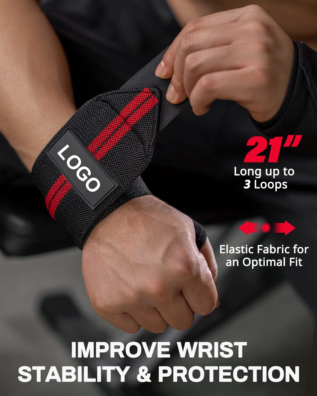 Wrist Brace 1 Pair Wrist Support Brace Straps Extra Strength Weight Lifting Wrist Wraps Bandage Fitness Gym Training wrist guard,weightlifting straps,wrist straps,wrist support,wrist support band
