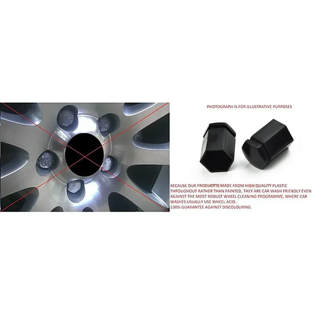 19MM Hex Wheel Nut Covers For Astra Mokka Insignia B Zafira Locking Cap Retaining Clamp Auto Parts wheel nut caps wheel nut covers