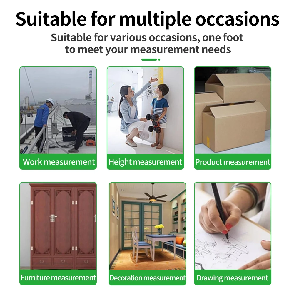 Skeleton Tape Measure Wear-resistant Steel Tape Measure Telescopic High Precision Measuring Tools Meter Measur