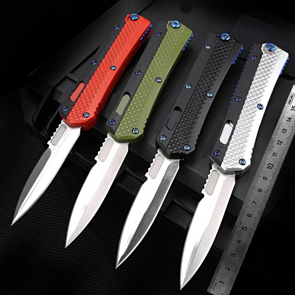 

NEW otf knives GK Series Tactical Pocket D2 Blade T6-6061 Handle handle Outdoor self-defense survival Military Knife