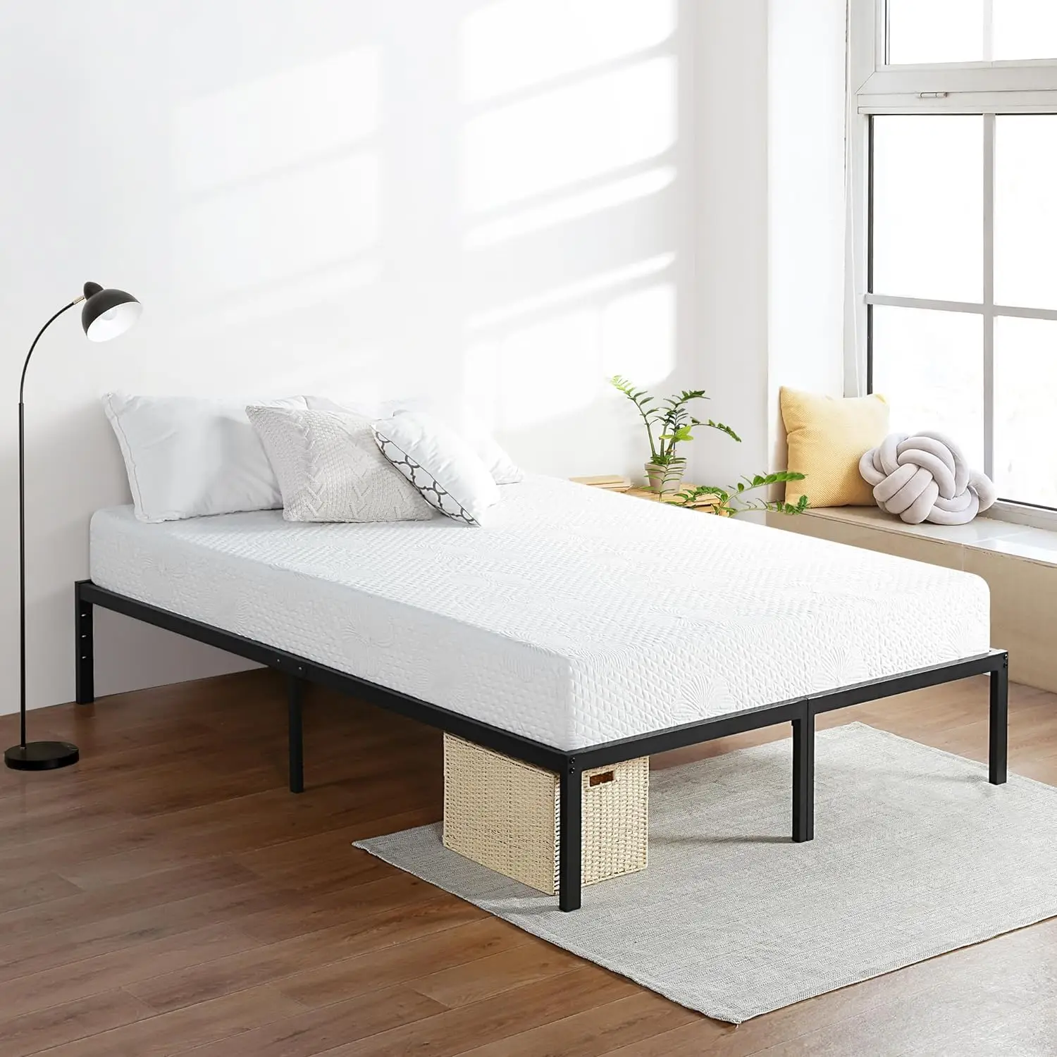 

Olee Sleep Full Mattress, 8-inch gel Memory Foam mattress, gel injection comfort and stress relief, medium sturdy, full size