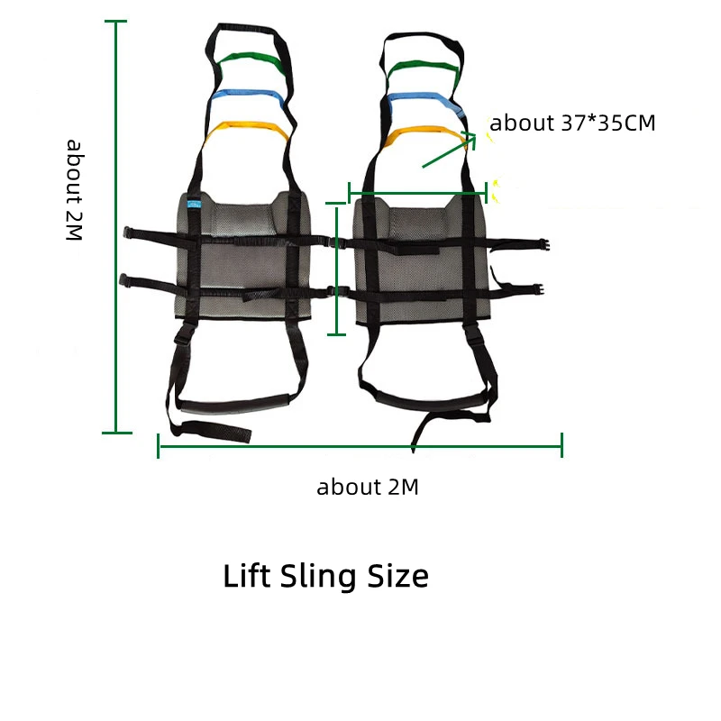 Medical Elderly Rehabilitation Assist Walking Standing Lift Sling Full Body Walking Assistant Shift Vest Patient Transfer Belt images - 6