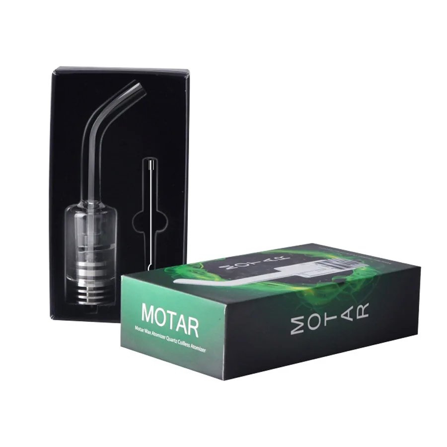 Longmada Motar II Wax Vape Concentrate Atomizer Tank Quartz Clear Long