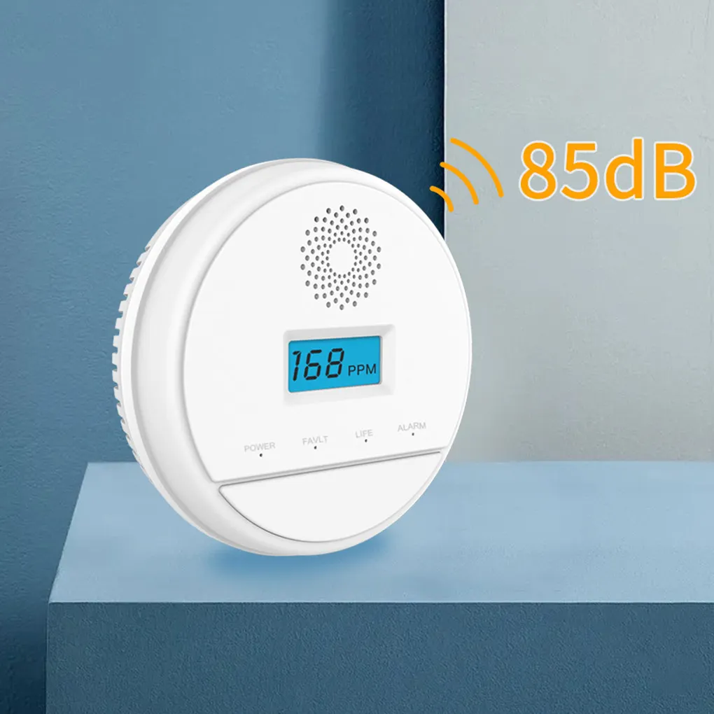 

Carbon Sensor 85dB CO Alarms Smoke Detector Warning Alarm Detector