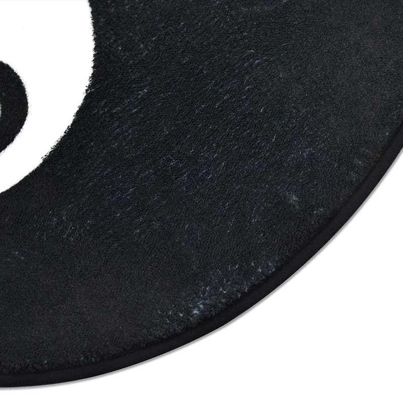 Soft Plush Bathroom Carpets-non-slip, Machine Washable and Absorbent round Mats-ideal for Bathroom Floor Decoration, Bedroom Doo floor mat