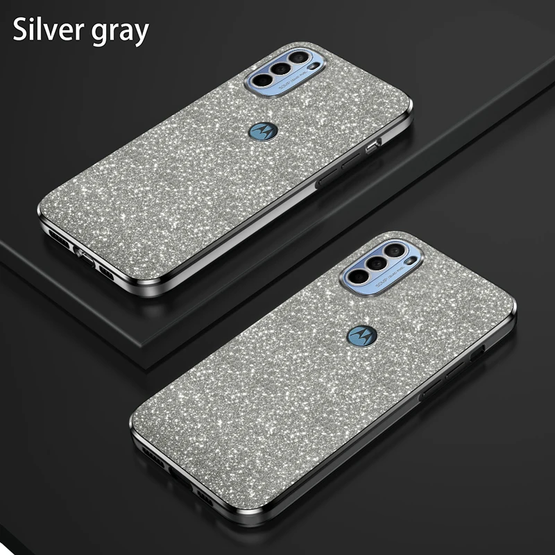thumbnail image 1 of Gradient Glitter Plating Phone Case For MOTOROLA Moto G84 G54 G41 G31 G32 G71S G10 G20 G30 G60 G60S G8 G9 Plus Play Power Cover, 1 of 5