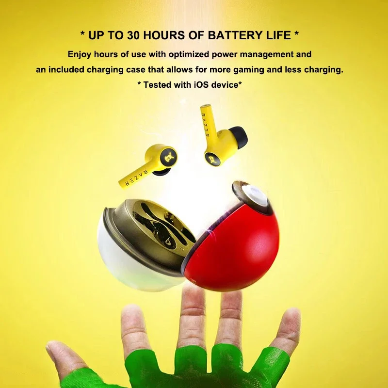 Razer Pokemon Pikachu Edition HyperSpeed True Wireless Earbuds