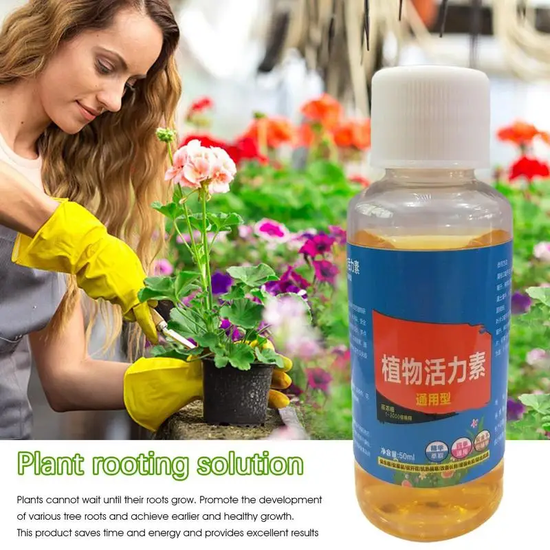 

Root Stimulator For Plants High-Performing 50ml Organic Root Booster Solution Root Stimulator & Starter Root Growth Booster For