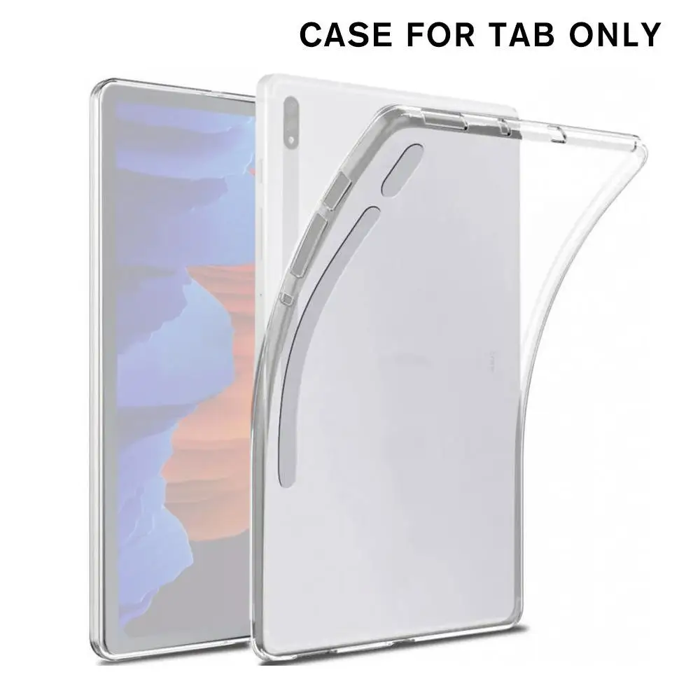 

For Samsung Tab S9 S9+ S9Ultra Flat Protective Case Drop Resistant Frosted Soft Shell Silicone
