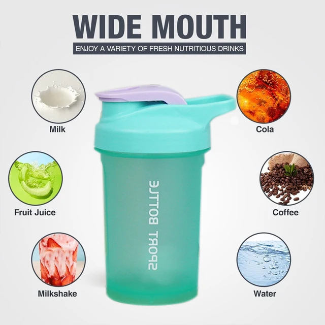 300ml Best Shaker Cup, Protein Sports Shaker Cup Tritan Material, with Plastic Ball Drink Cup Suitable for Sports and Fitness 4