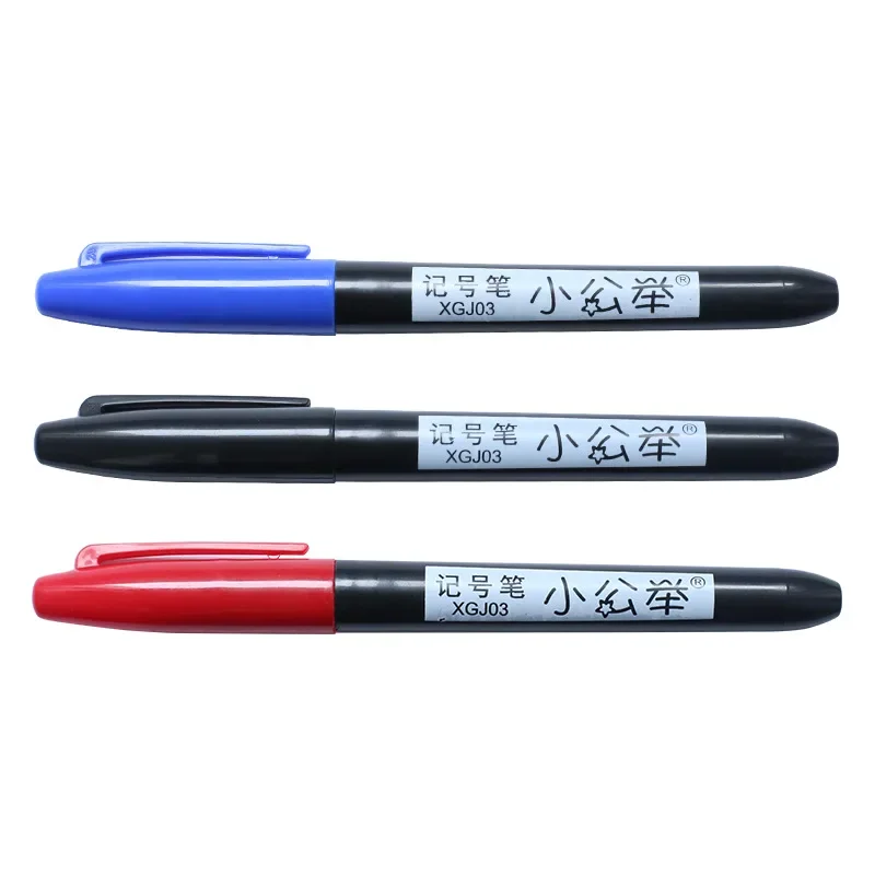 Permanent Marker Pen Permanent Marker Markers Pen Permanent Markers Marker Pens Art Marker Pen Art Markers 10 Pcs/lot Medium Point 1.5mm Black Blue Red Ink For Art Supplies Stationery