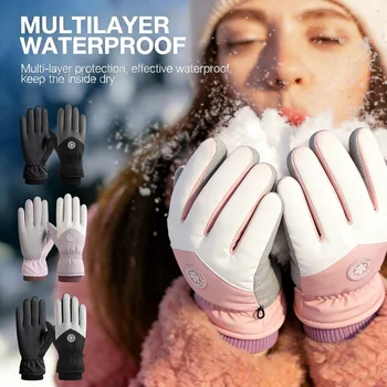 Couple Thermal Waterproof Ski Gloves 1