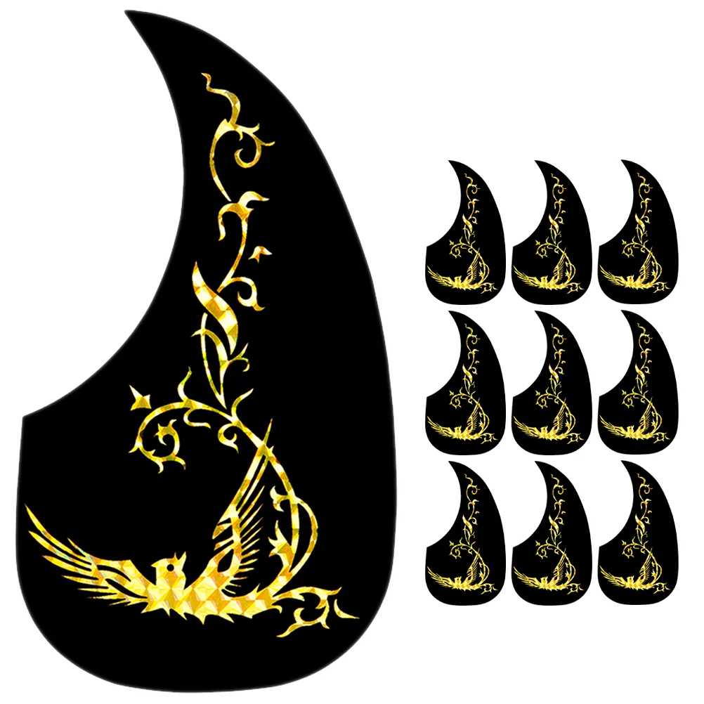 

10Pcs Water Drop Shaped Guitar Pickguard Acoustic Guitar Pickguard Anti-Scratch Guard Plate