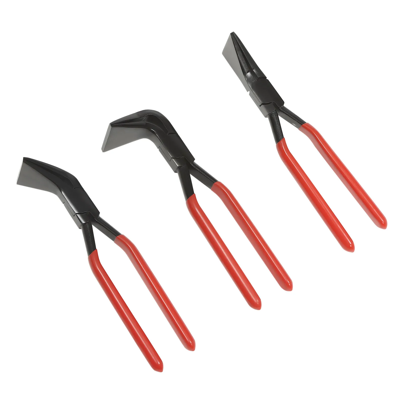 3 Piece Metal Bending Pliers Set Straight 45° & 90° Metal Sheet Flattering Pliers Hand Seam Plate for DIY Bending Flattening
